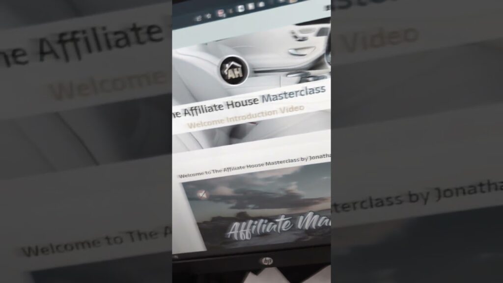 Quick Look into The Affiliate House Masterclass. Full course for Affiliate Marketing covering the b
