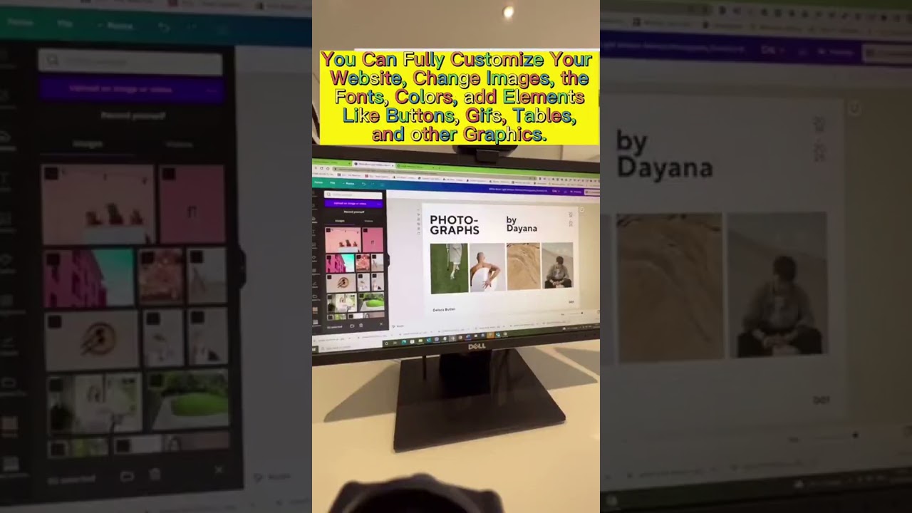 how to create a website for free using canva